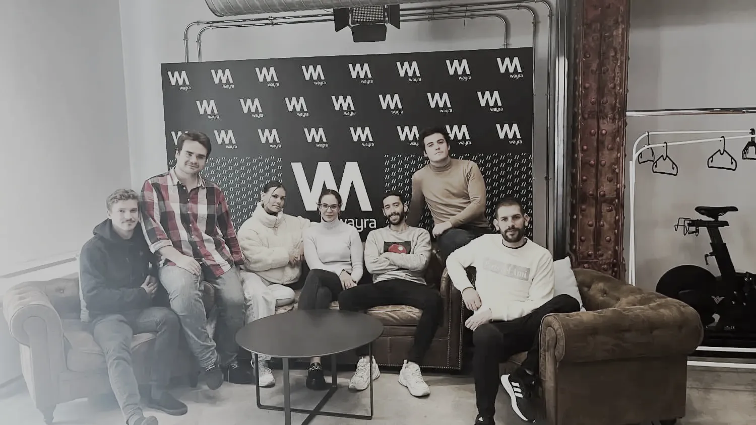 El equipo de GrowthRoad AI en las oficinas de Wayra.