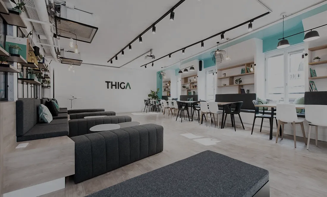 Las oficinas de Thiga en París.